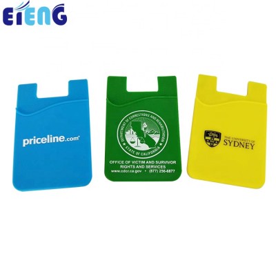 2020  Promotion Personalized Design Silicone Card Holder for Phone