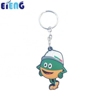 Lovely customized soft pvc keychain , cartoon rubber keychain for promotion