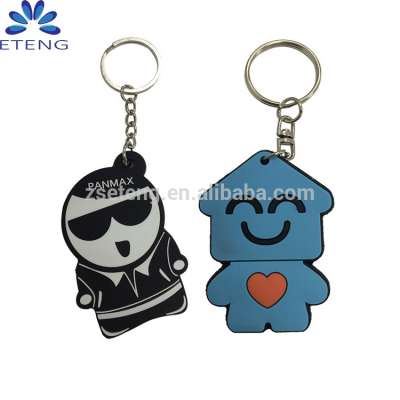 Wholesale customized plastic cartoon keychains